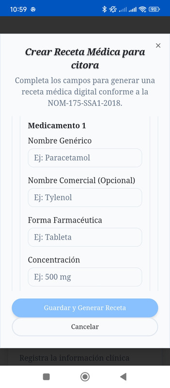 Vistazo de la aplicación 11