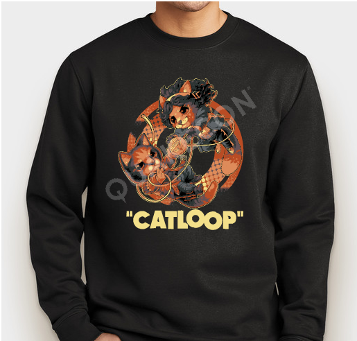 CATLOOP Fundraiser - unisex shirt design - front