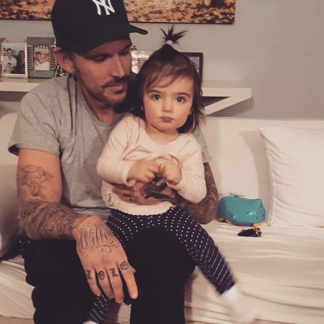 Ashley with his daughter