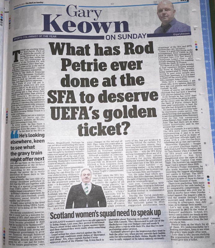 MoS Keown - What has rod Petrie IMG_5263