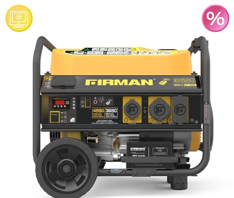Costco: Firman. Generador Portatil de 4550w 
