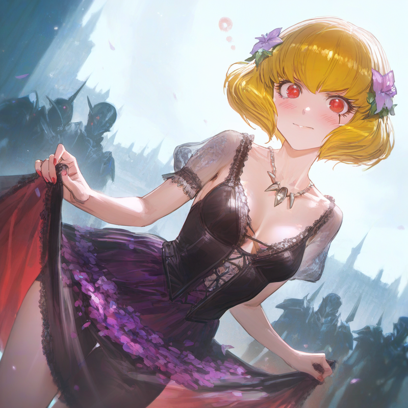 1girl, {{{clementine}}}, [[overlord]], {kobayashi ritz (artist)}, {{reoen (artis s-1723809947