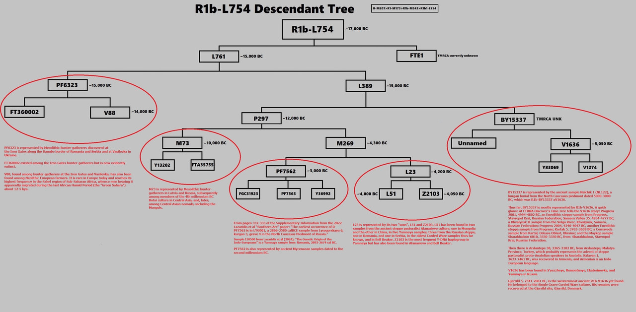 R1b-L754 Descendant Tree_w notes