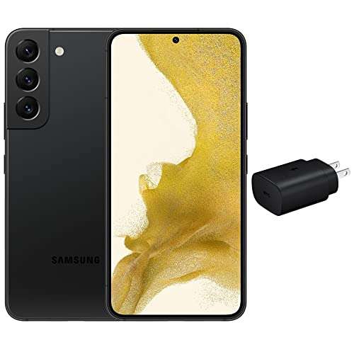 Amazon: Samsung Galaxy S22 5G (128 GB, 8 GB)(con cubo de carga súper rápida de 25 W, color negro) (reacondicionado) 
