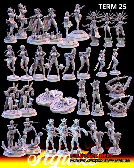 Man I Love Figures - Term 25 November 2023 - 3D Print Model