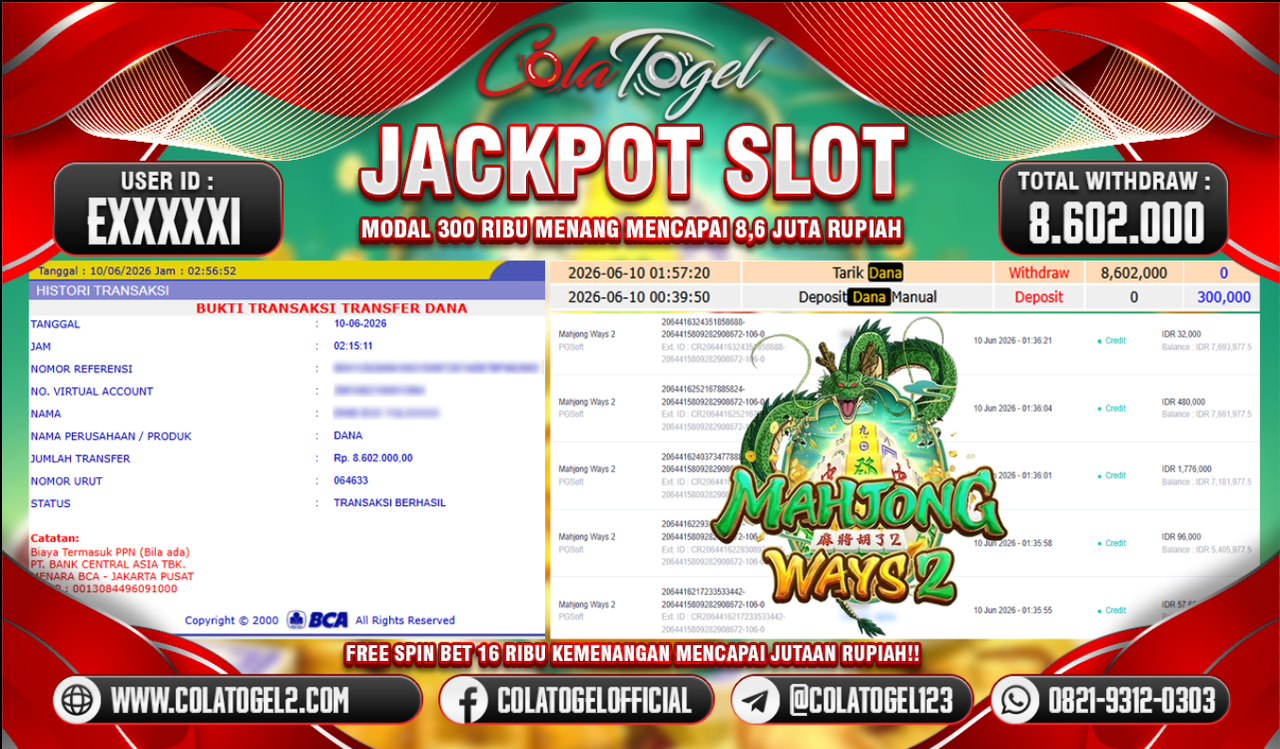JACKPOT SLOT GACOR!!