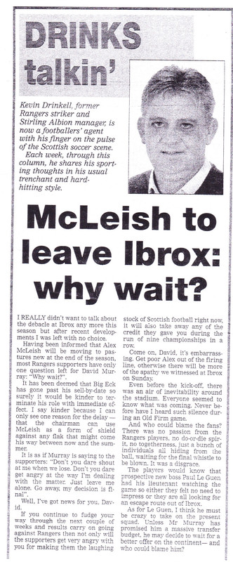 OLD KEVIN DRINKELL NEWSPAPER ARTICLE copy