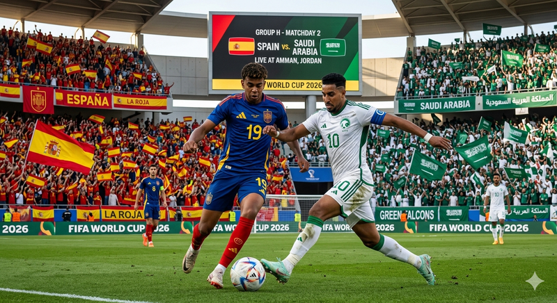 Spain vs Saudi Arabia World Cup 2026 match