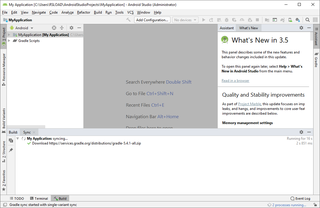 Android Studio 2025.1.3.7 x64