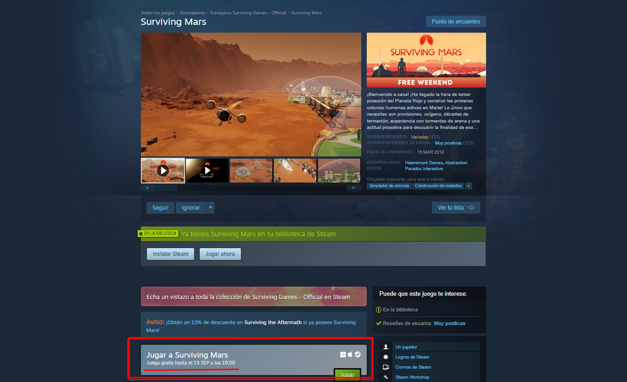 Surviving Mars gratis en Steam hasta el 15 de septiembre: Construye tu propia colonia en Marte image.png