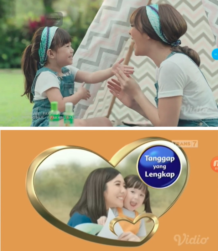 Iklan yang dibintangi oleh Gempita Nora Marten dan Gisella Anastasia