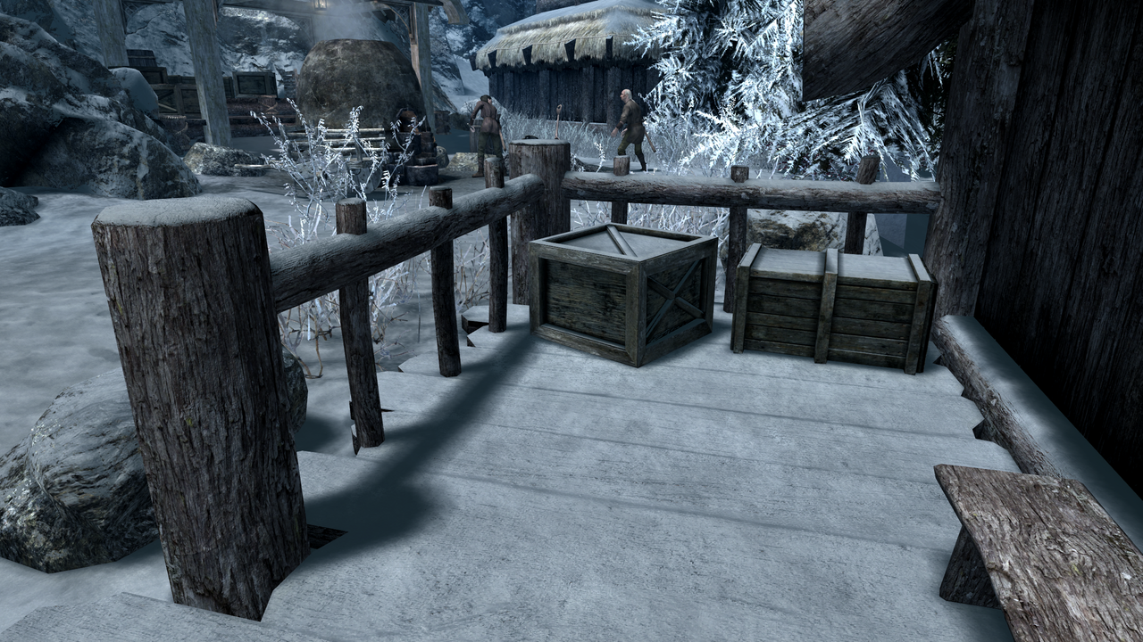 2 No BDS, bEnableProjecteUVDiffuseNormals=1, bEnableImprovedSnow=1