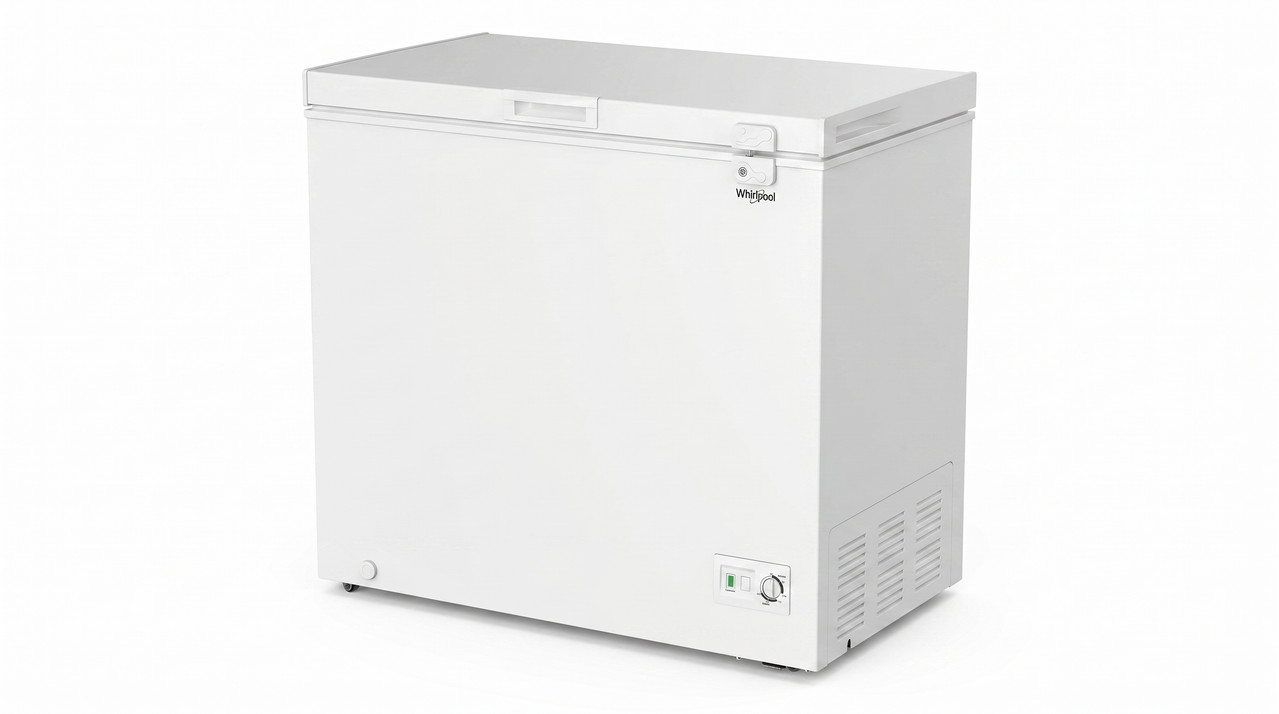 Congelador horizontal Whirlpool de 7 pies cúbicos con tecnología Dual Cooling y luz LED
