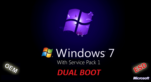 Windows 7 SP1 Dual-Boot 34in1 OEM ESD en-US Preactivated March 2021