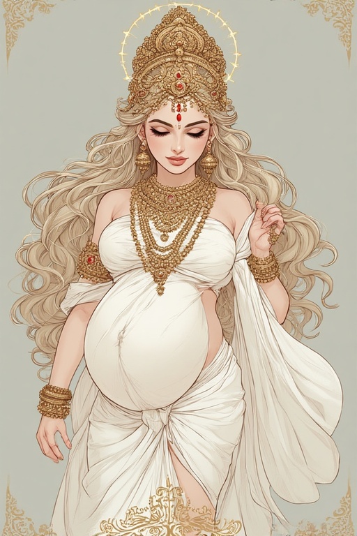 naked-goddess-parvati-pregnant-27