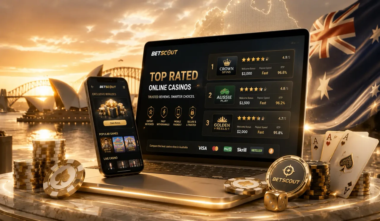 Australia's best online casinos 2026 reviewed by BetScout