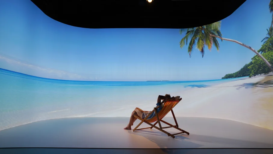 Фотосессия на циклораме мальдивы