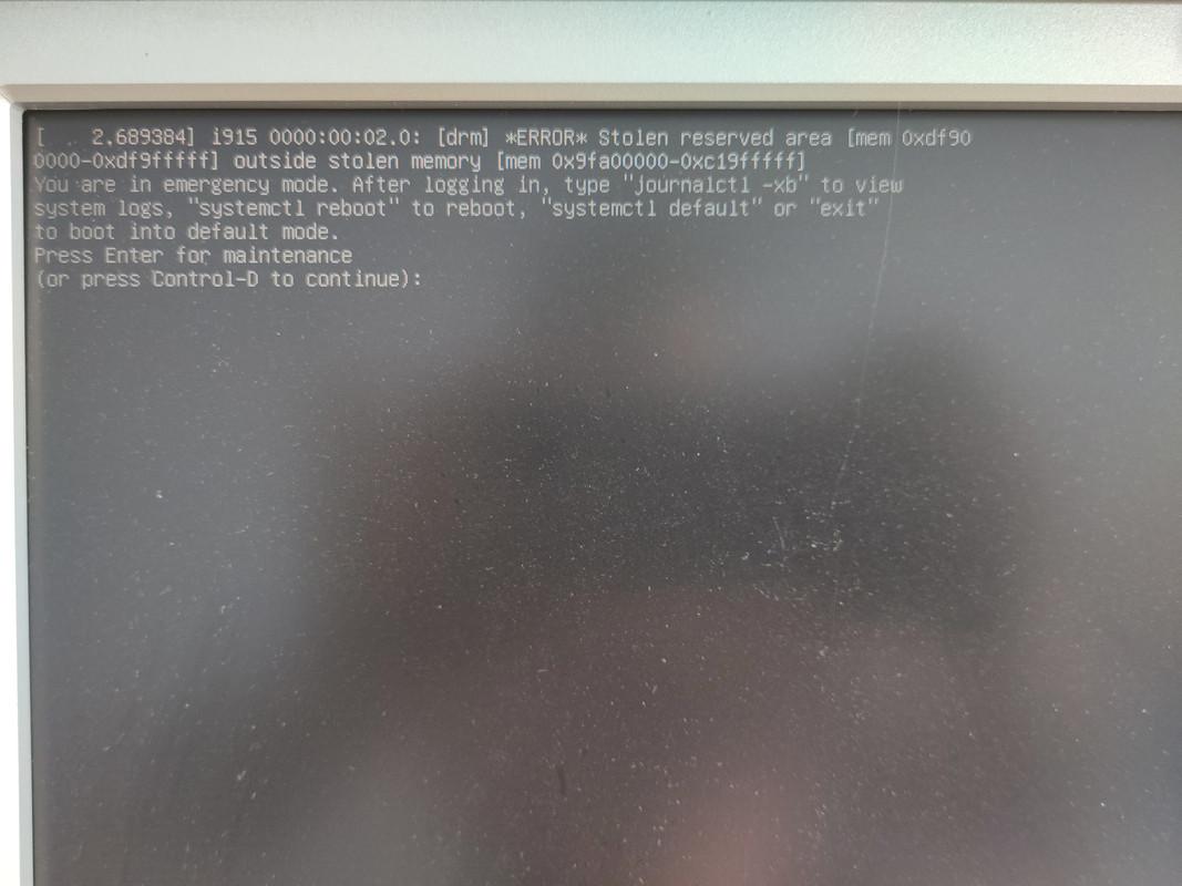i915 ERROR Stolen reserved data - Linux Mint Forums