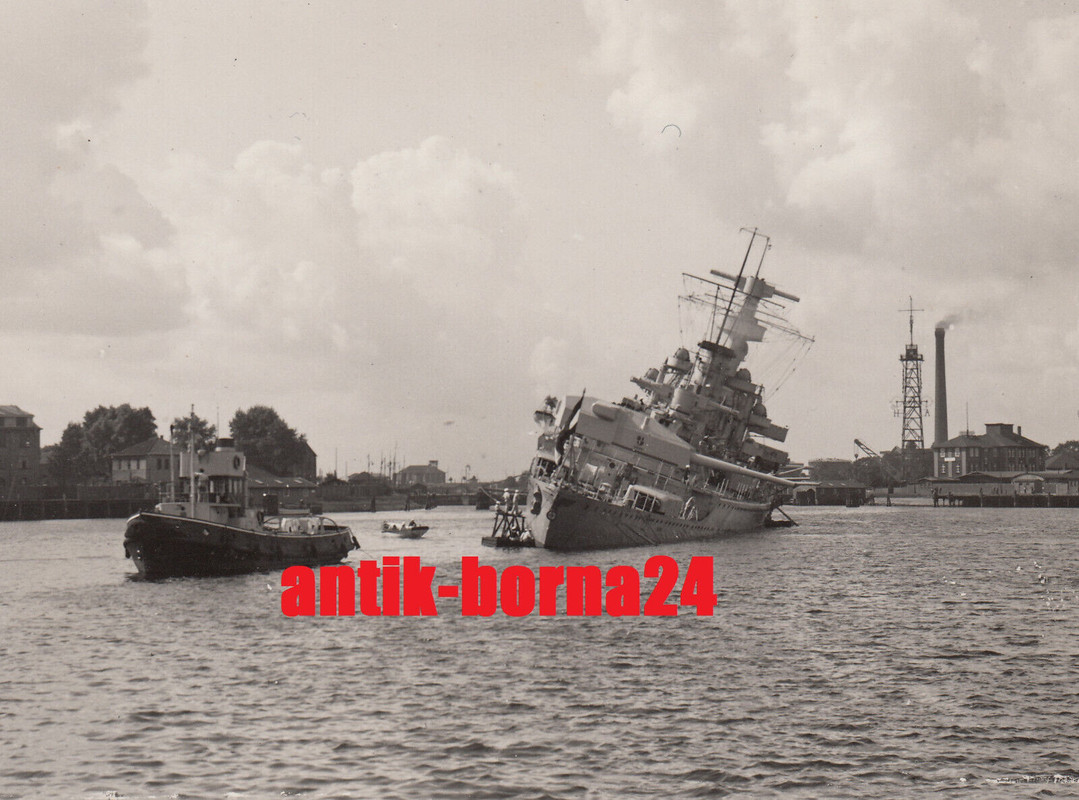 Foto KM Soldat Panzerschiff Deutschland Kriegsschiff Schlingversuch Kreuzer G311 (1)