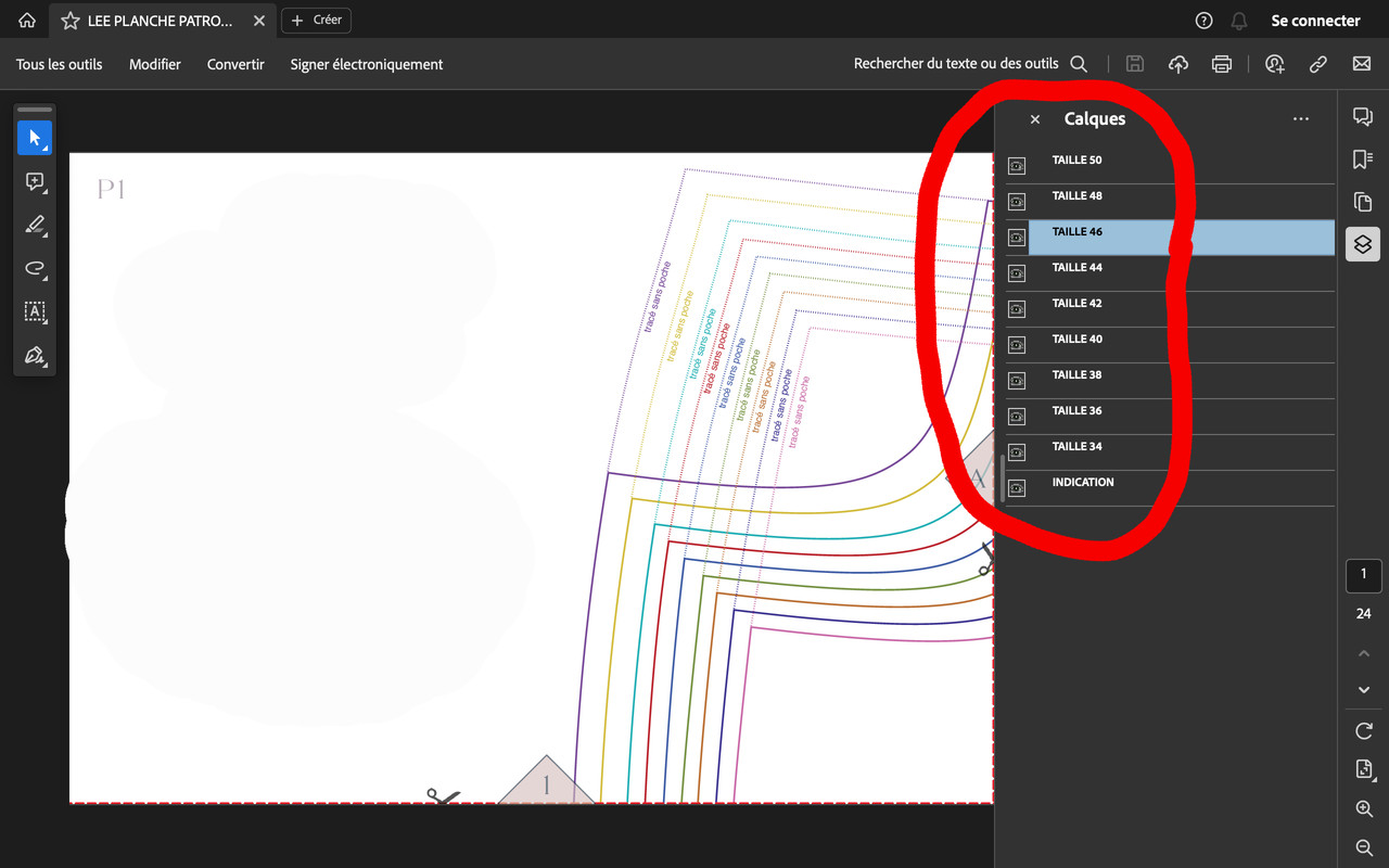 capture calques affinty export pdf