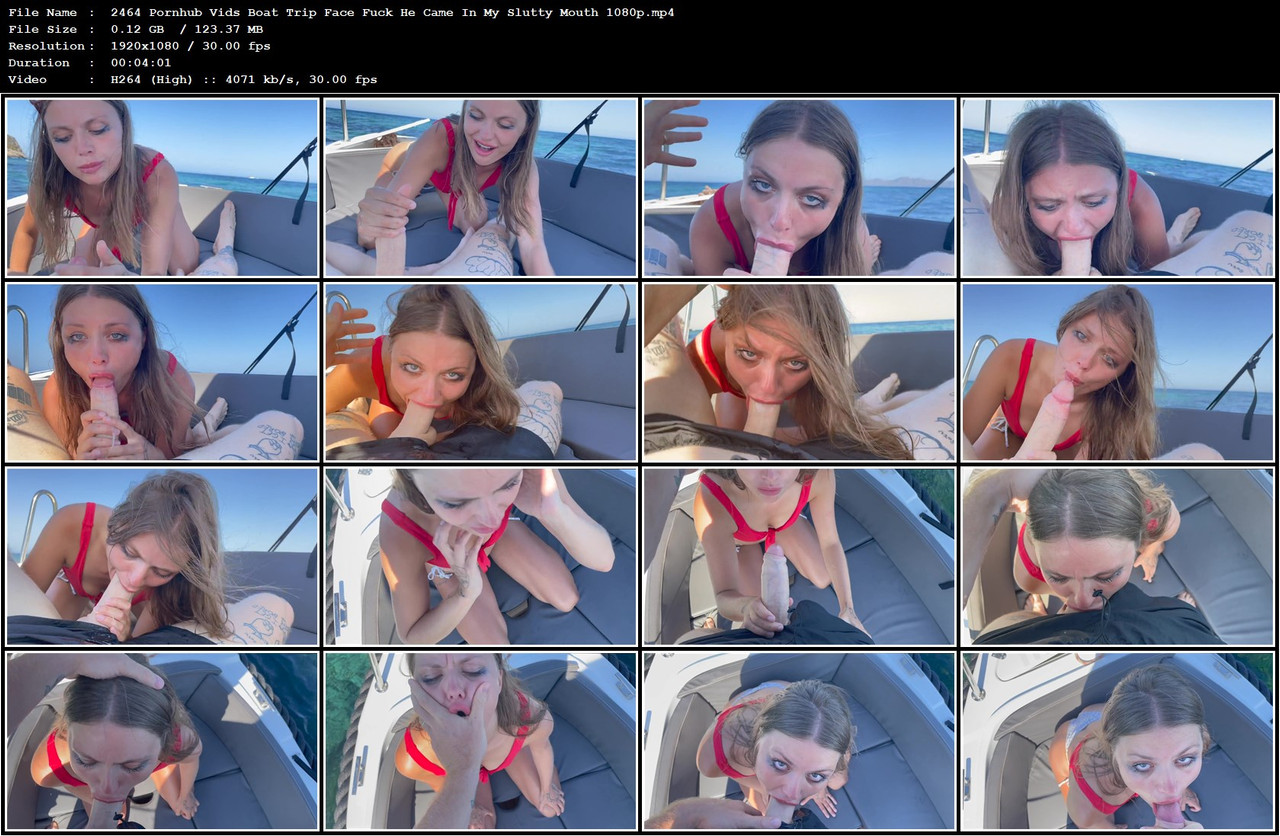 2464 Pornhub Vids Boat Trip Face Fuck He Came In My Slutty Mouth 1080p mp4