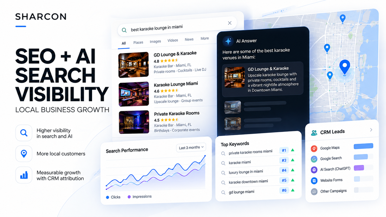 SEO + AI Search Visibility: Leads from ChatGPT and #1 in AI Answers for Local Businesses