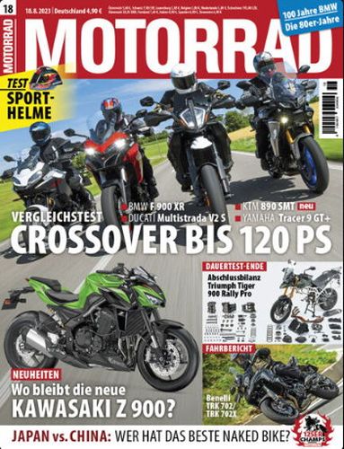 Cover: Motorrad Magazin No 18 vom 17  August 2023