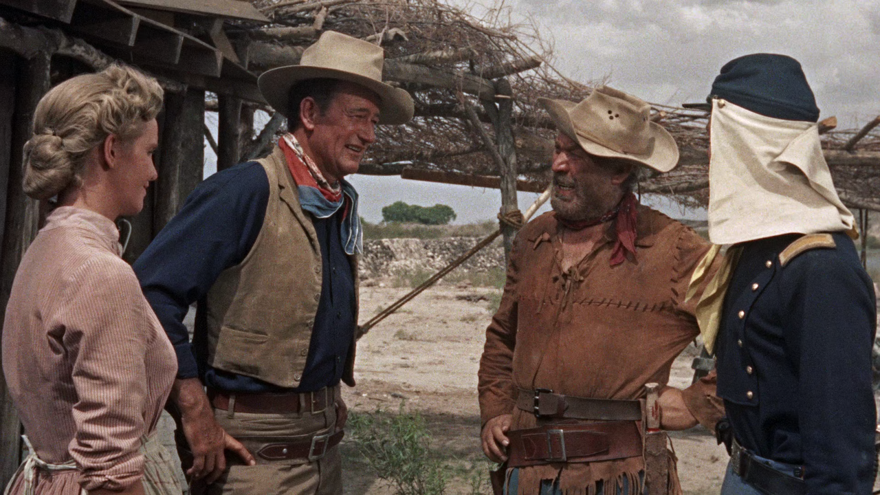 Hondo (1953) + Extras (1080p BluRay x265 HEVC 10bit AAC 5.1 English + French + Spanish + Portuguese r00t) [QxR]