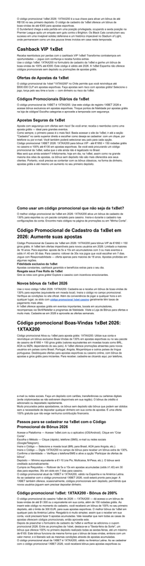 1x Bet Código Promocional Argentina 2026 1XTAX200