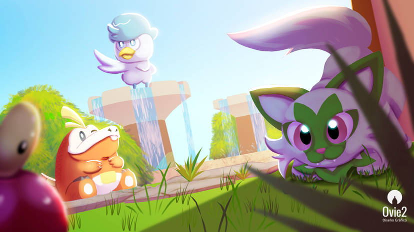 pokemon-starters-scarlet-violet-by-ovie2