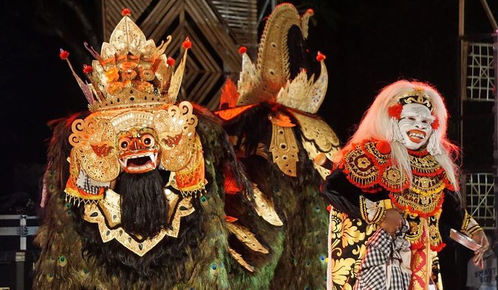 Pembukaan acara Kasanga Festival di Bali untuk menyambut Hari Raya Nyepi.