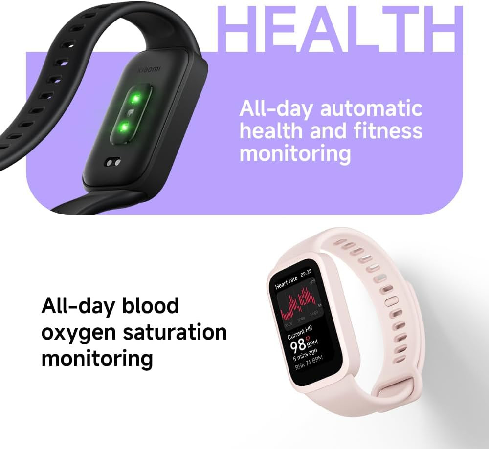 Detalles del diseño de la Smart Band Xiaomi 9 Active