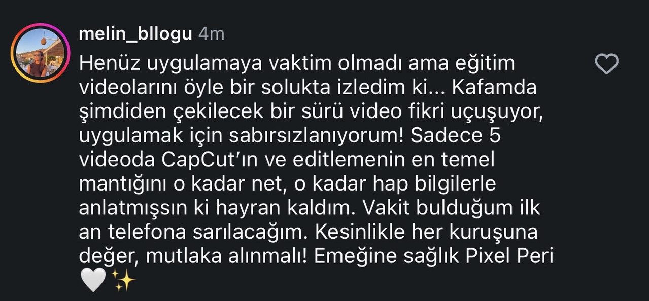Öğrenci mesajı