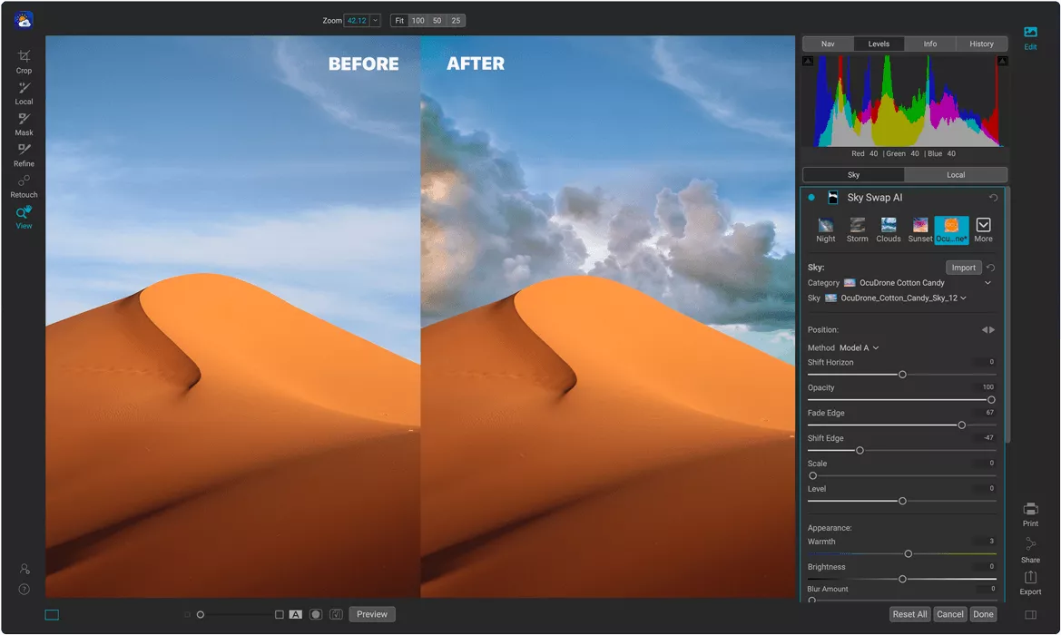 natural results ui 20230306