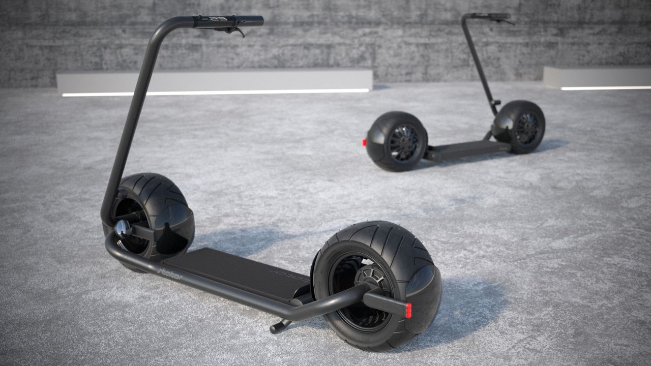 Dettaglio Scooter Stator, nuova generazione di Skateboard Elettrici Intelligenti.