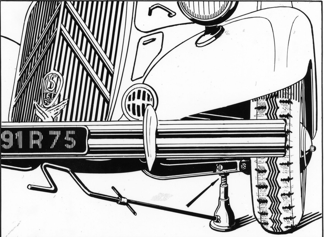 dessin cric Traction - 2.211 -