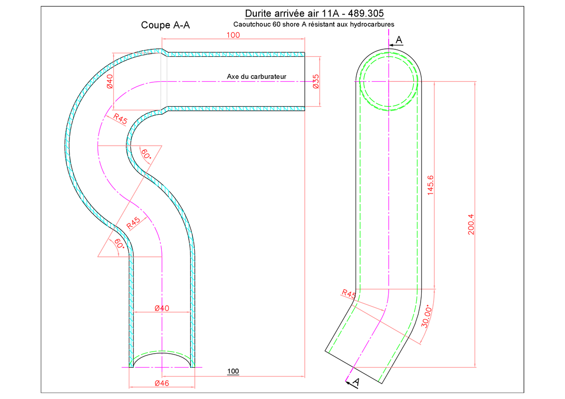 Durite air 11A-V2-1