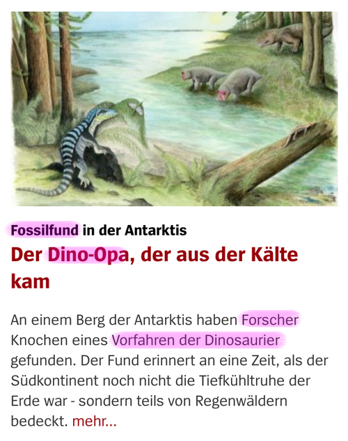 Ausgestorben oder ausgedacht? Tiere die es nicht (mehr) gibt! - Seite 2 Dino-Opa