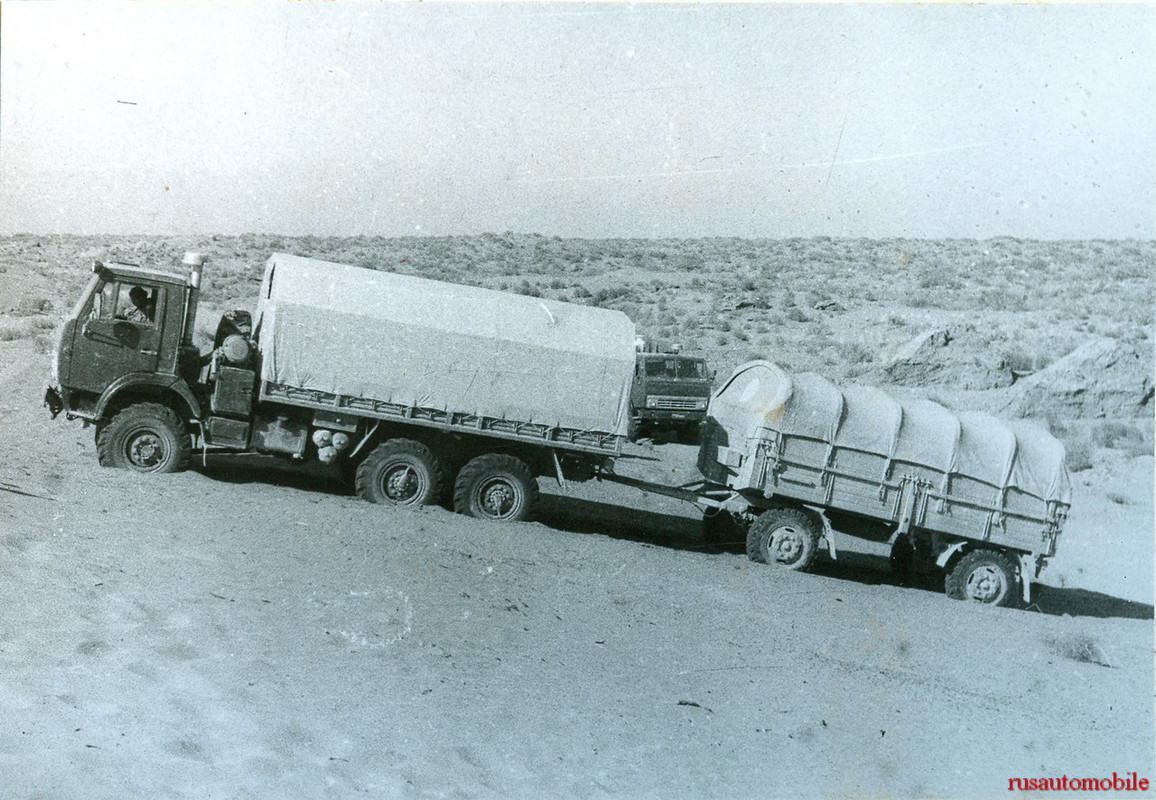 рототип автомобиля КамАЗ-4310 с прицепом ГКБ-817