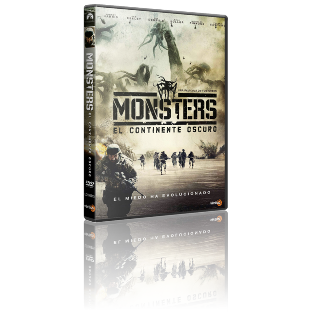 Portada - Monsters: El Continente Oscuro [DVD9Full] [Pal] [Cast/Ing] [Sub:Cast] [C.Ficción] [2014]