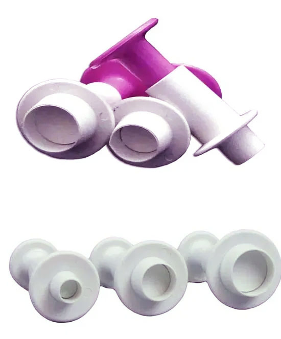 molde para tortas fondant muffins apliques con círculos para tortas
