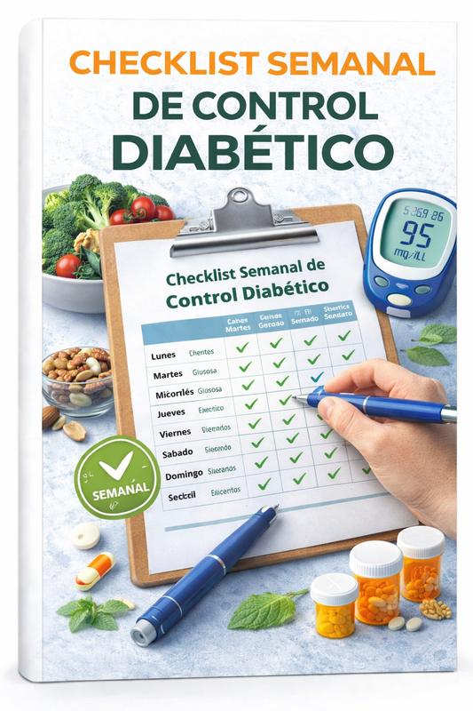 Checklist semanal de control diabético