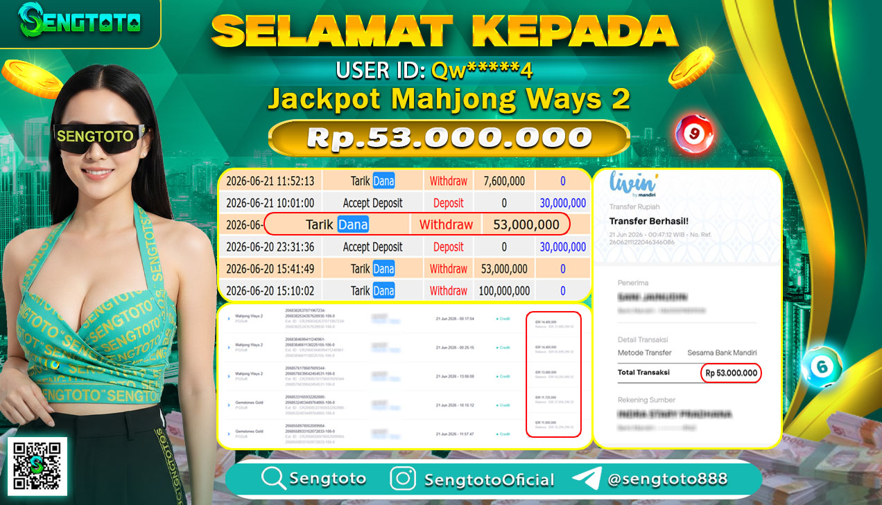 BUKTI PEMBAYARAN SLOT MAHJONG WAYS  2