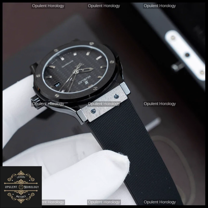 Hublot Classic Fusion Black Ceramic Carbon Dial Automatic 42mm