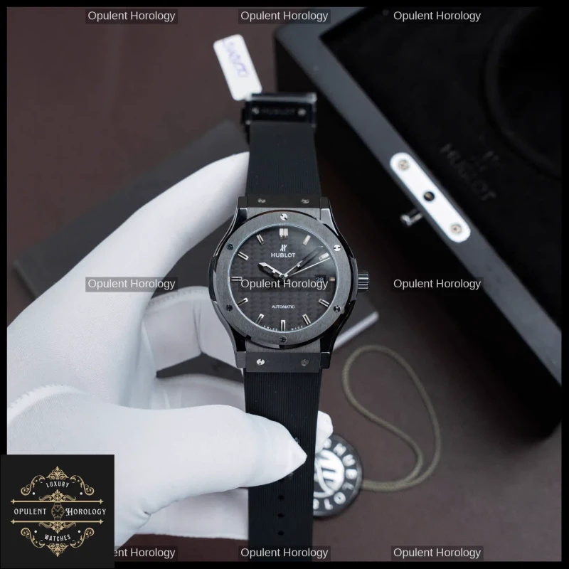 Hublot Classic Fusion Black Ceramic Carbon Dial Automatic 42mm