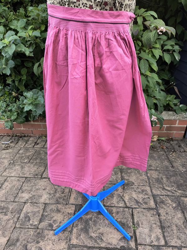 Pink Plain Half Apron