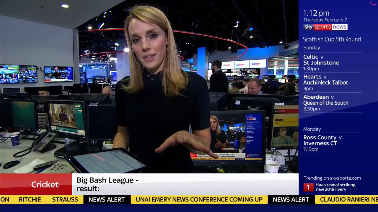 07 February - 13.00.00 - Sky Sports News. All the news from the 