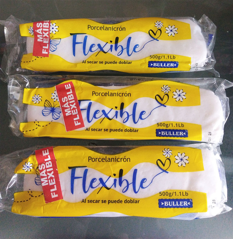 Masa Flexible Porcelanicrón blanco por 500 gramos para manualida