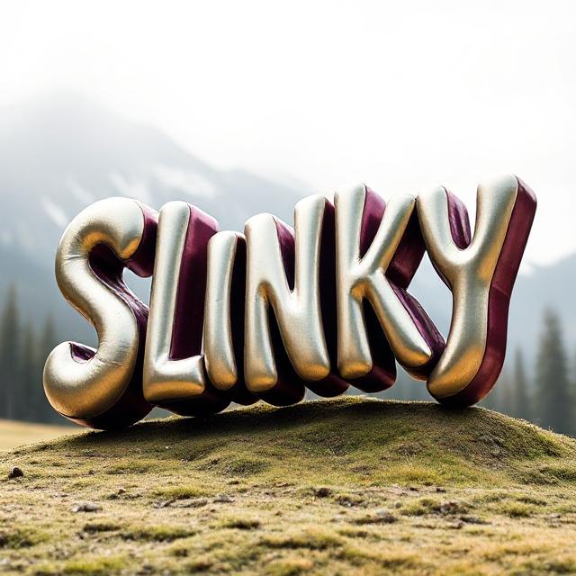 Slinky Text CSS kinetic typography