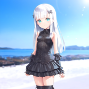 1girl, ks (xephyrks), NDGD, ohlia, {kobayashi ritz}, reoen, {{{outdoors, photo b s-3217527114